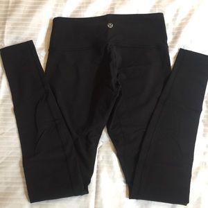 Lululemon high waist stirrup yoga pants